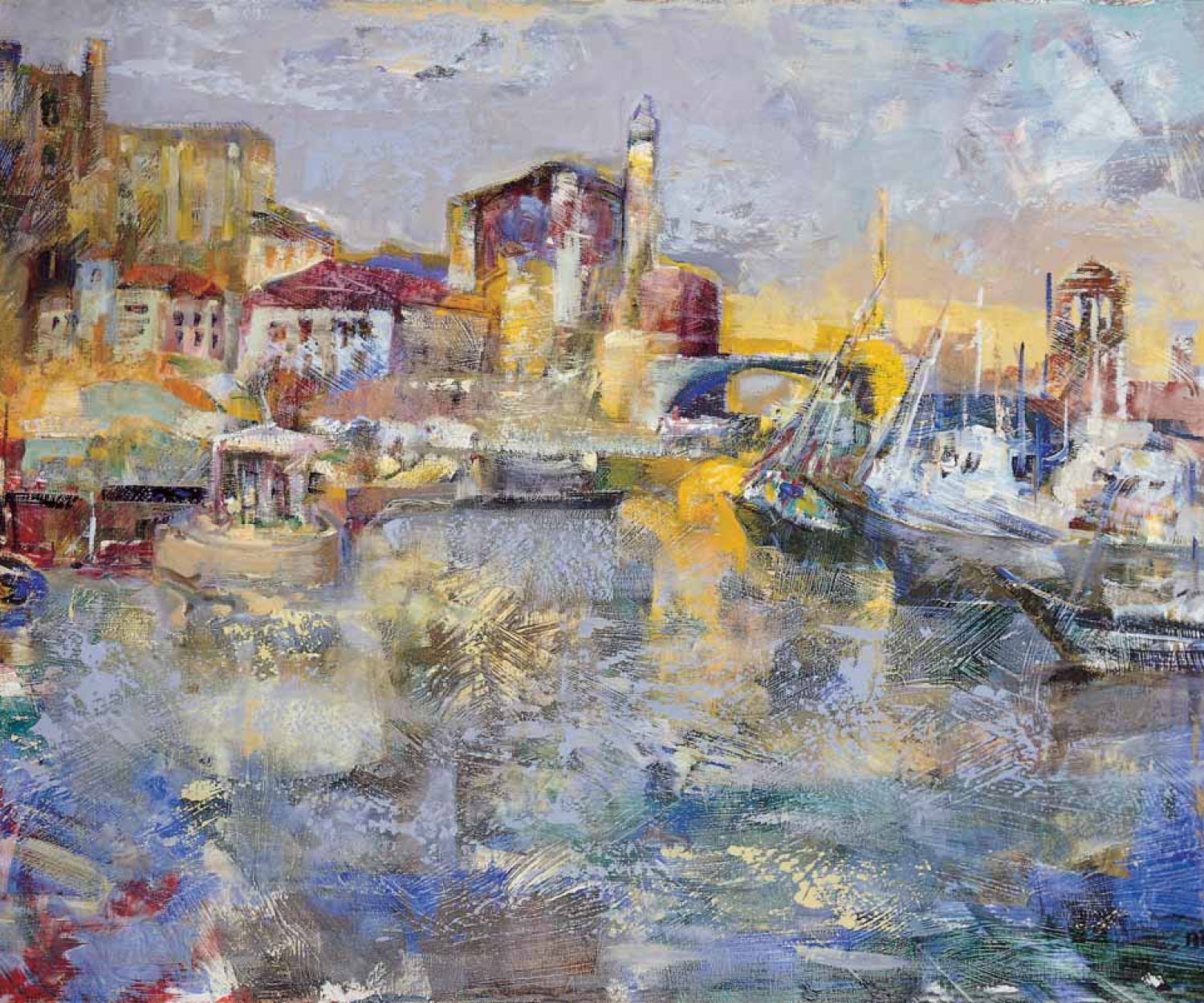 cuadro de castro urdiales pintora aracely alarcon