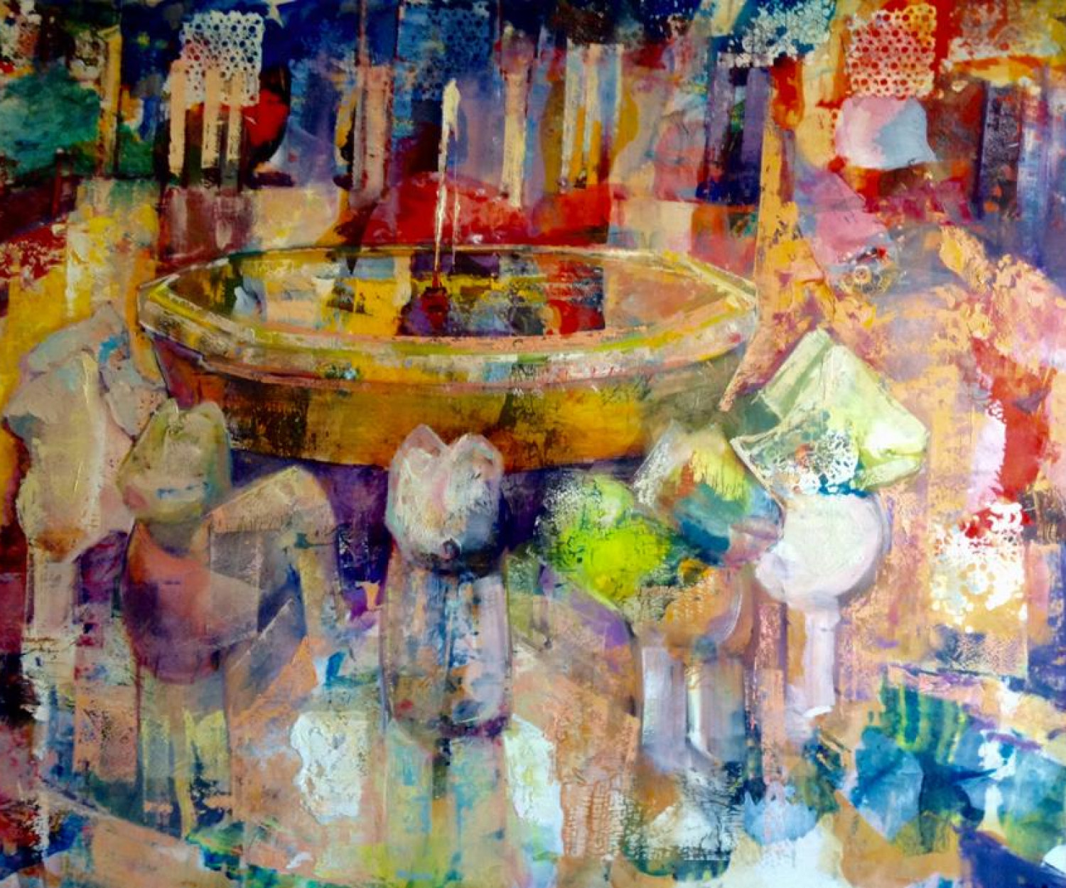 alhambra 1 cuadro por pintora aracely alarcon