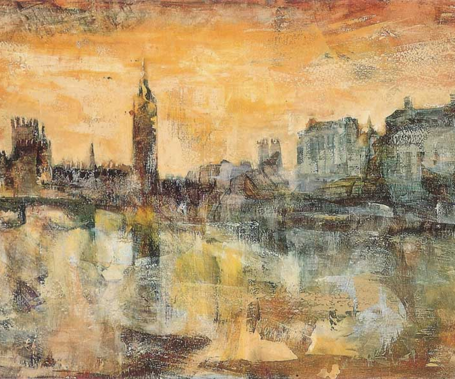 las casas del parlamento pintora aracely alarcon