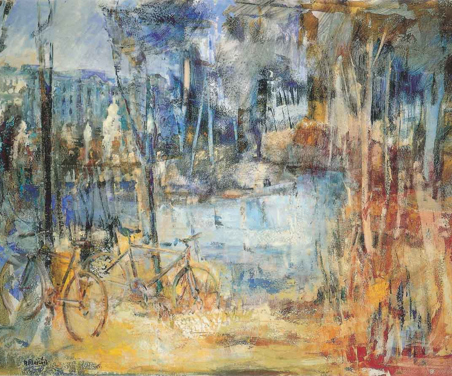 saint james park lake pintora aracely alarcon