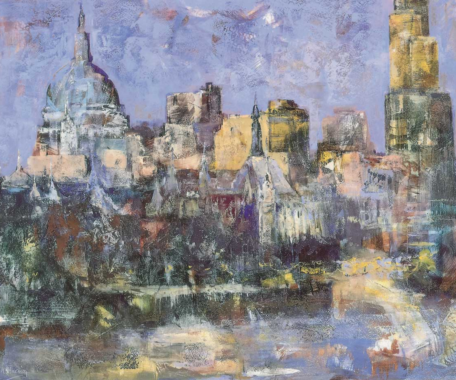 saint paul cathedral pintora aracely alarcon