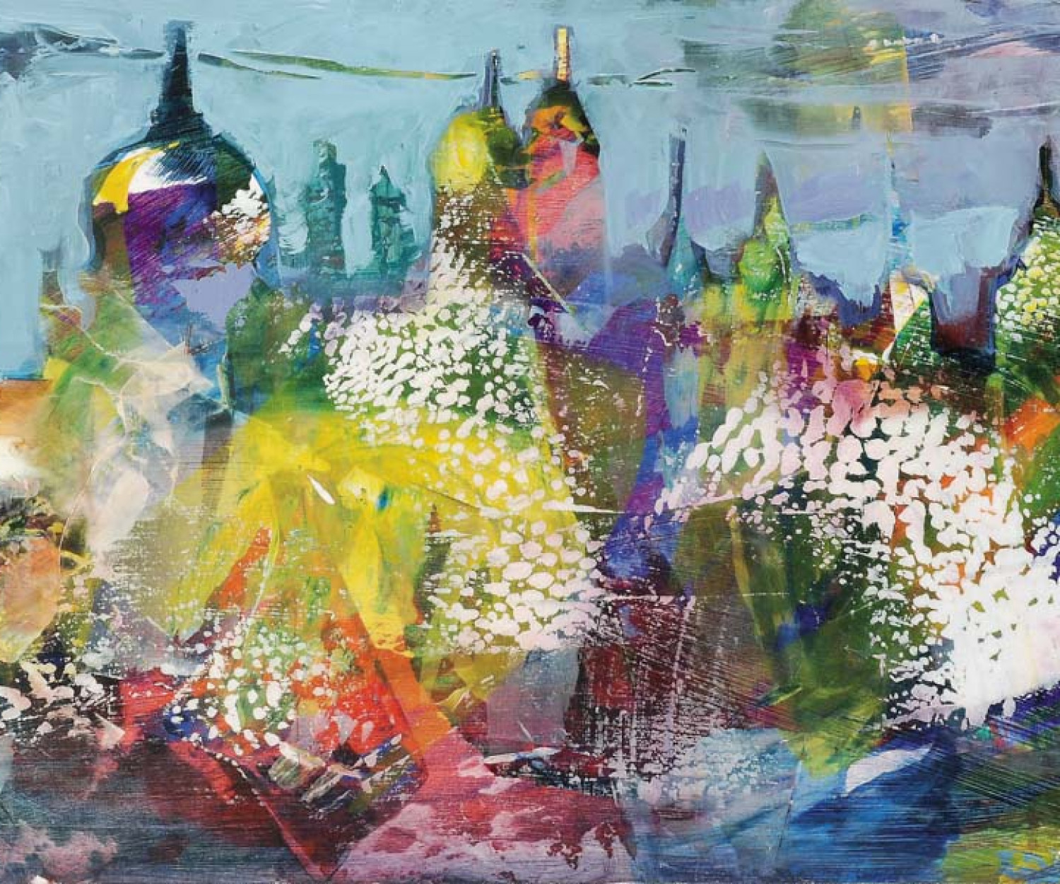 viento sol y nieve en el escorial pintora aracely alarcon